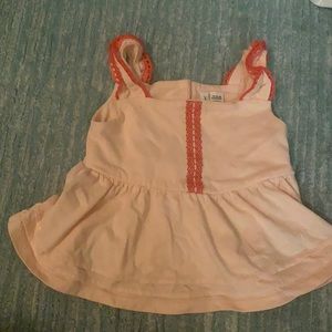 Pale pink sleeveless top by Janie and Jack